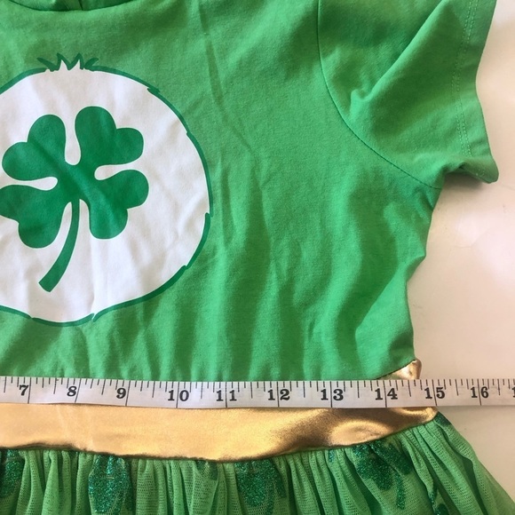 Care Bears Girls' Lucky St. Patrick's Day Tutú Dress NWT Size XL 14 - Picture 13 of 15